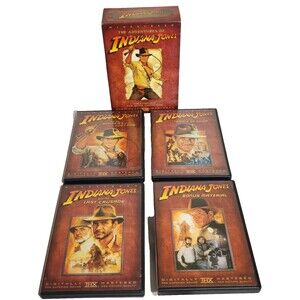 The Adventures of Indiana Jones Complete Set 4 DVD Movie Collection Widescreen